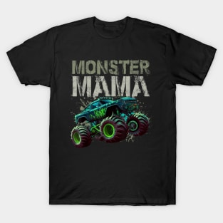 Mama Family Matching Monster Truck Lovers T-Shirt